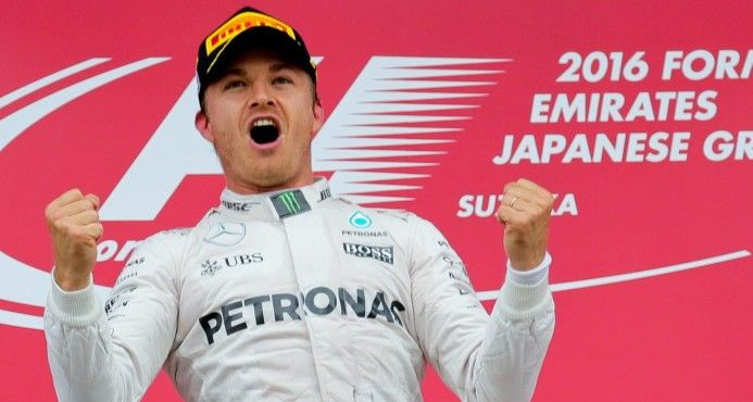 Nico Rosberg gana el GP de Japón; amplía ventaja sobre Lewis Hamilton