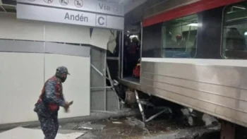 Ocho heridos durante accidente de un ferrocarril en Venezuela